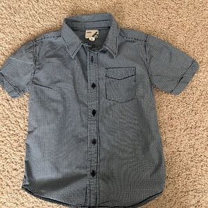 Boys Gingham Short Sleeve Shirt
